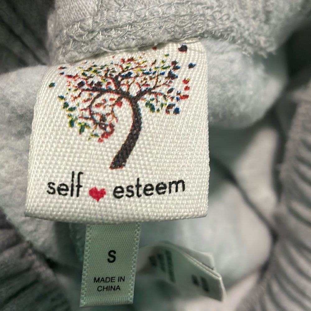 Bell bottom grey sweatpants